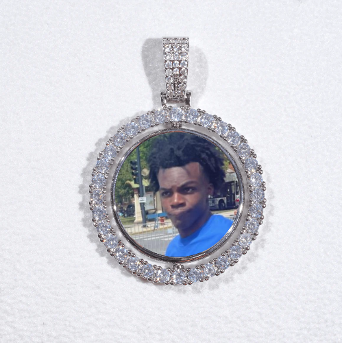 3D Spinning 2-Faced Custom Picture Pendant