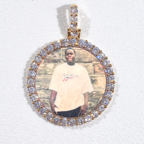 3D CIRCLE CUSTOM PICTURE PENDANT SMALL SIZE