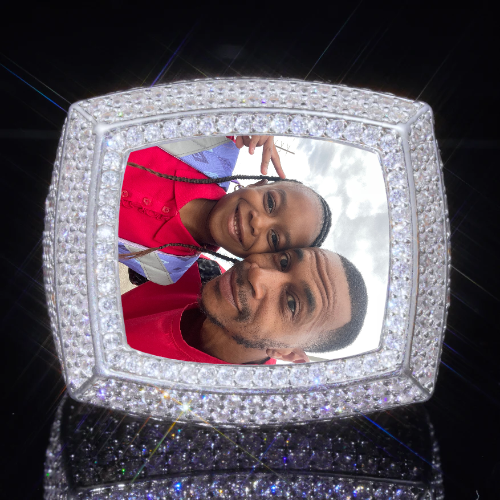 3D CUSTOM PICTURE ICED RING