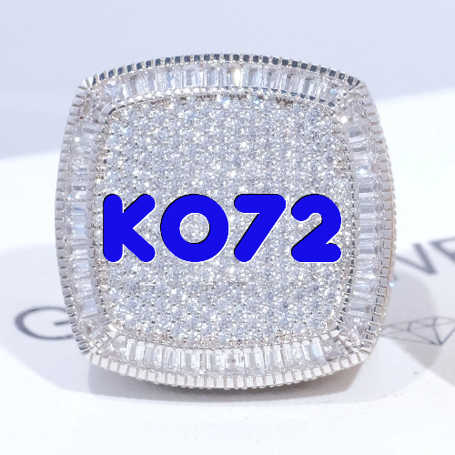 CUSTOM LETTER 3D ICED RING