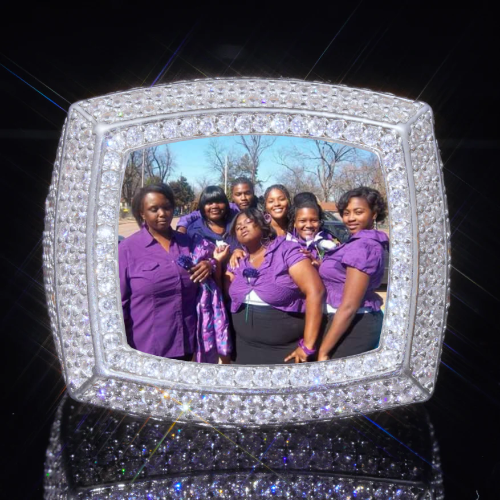 3D CUSTOM PICTURE ICED RING