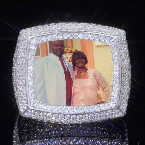 3D CUSTOM PICTURE ICED RING