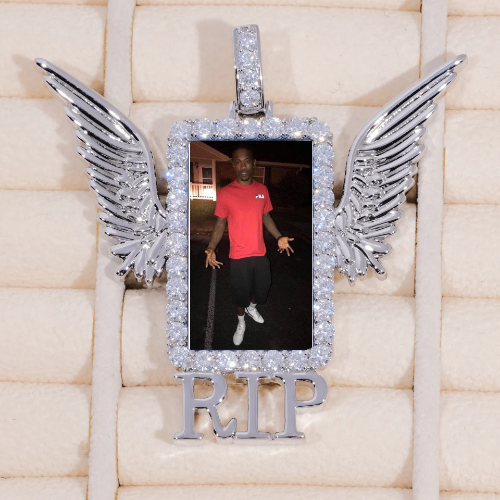 RIP WING 3D CUSTOM PICTURE PENDANT