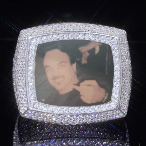 3D CUSTOM PICTURE ICED RING