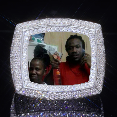 3D CUSTOM PICTURE ICED RING