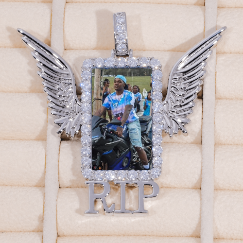 RIP WING 3D CUSTOM PICTURE PENDANT