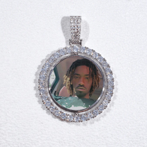 3D Spinning 2-Faced Custom Picture Pendant