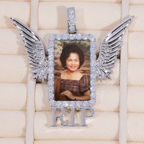 RIP WING 3D CUSTOM PICTURE PENDANT