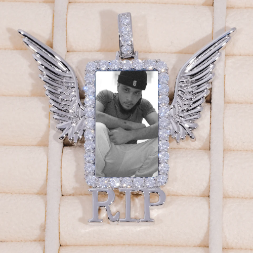 RIP WING 3D CUSTOM PICTURE PENDANT