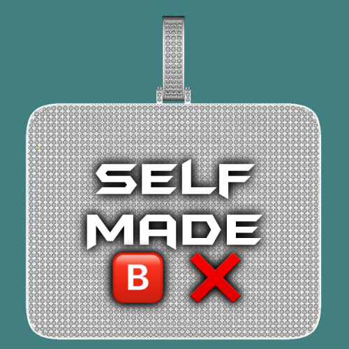 CUSTOM LETTER NECKLACE 3D BIG SQUARE