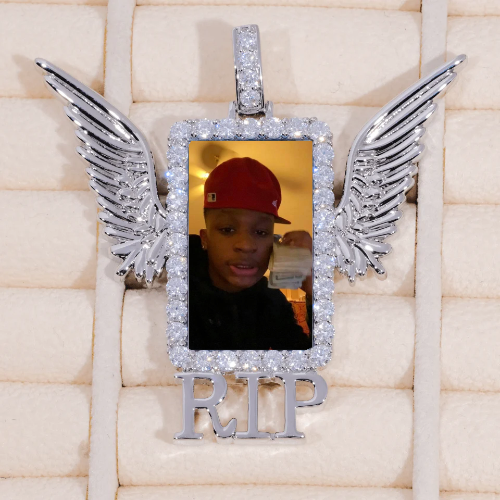 RIP WING 3D CUSTOM PICTURE PENDANT