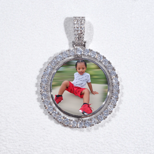 3D Spinning 2-Faced Custom Picture Pendant