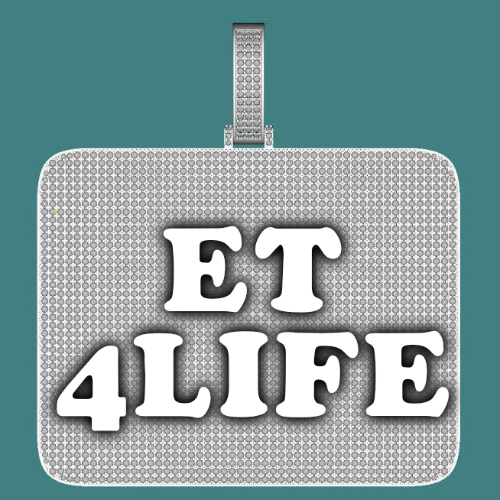 CUSTOM LETTER NECKLACE 3D BIG SQUARE