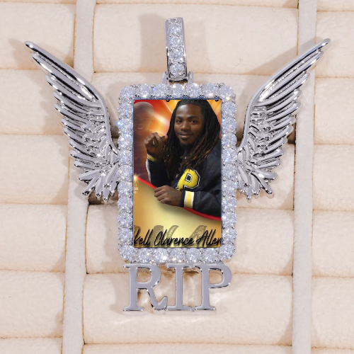 RIP WING 3D CUSTOM PICTURE PENDANT
