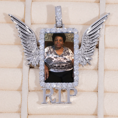 RIP WING 3D CUSTOM PICTURE PENDANT