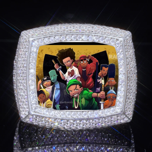 3D CUSTOM PICTURE ICED RING