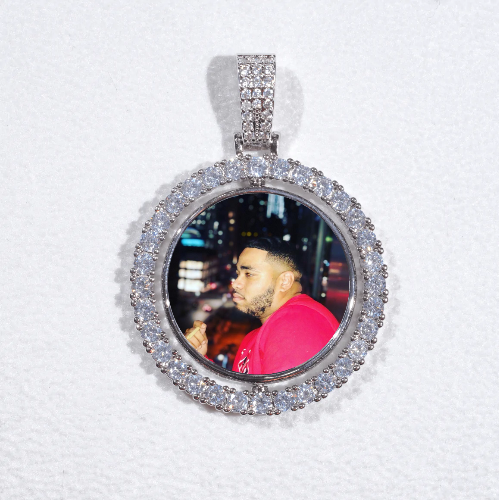 3D Spinning 2-Faced Custom Picture Pendant