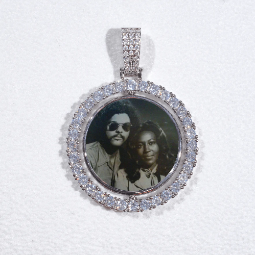 3D Spinning 2-Faced Custom Picture Pendant