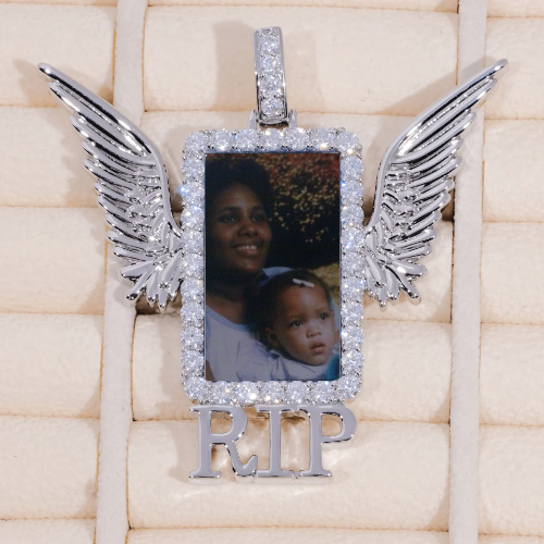 RIP WING 3D CUSTOM PICTURE PENDANT