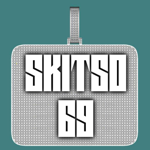 CUSTOM LETTER NECKLACE 3D BIG SQUARE