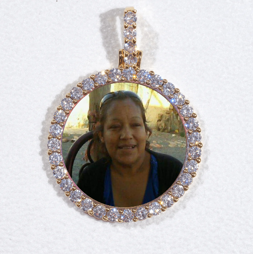 3D CIRCLE CUSTOM PICTURE PENDANT SMALL SIZE