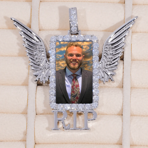RIP WING 3D CUSTOM PICTURE PENDANT