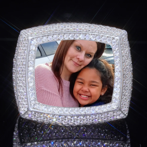3D CUSTOM PICTURE ICED RING