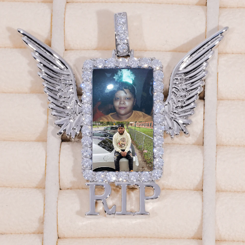 RIP WING 3D CUSTOM PICTURE PENDANT