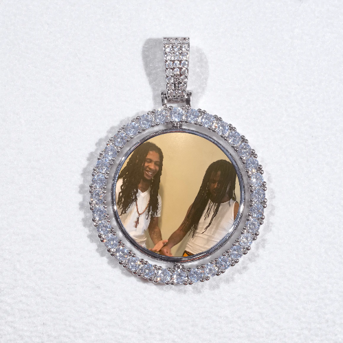 3D Spinning 2-Faced Custom Picture Pendant