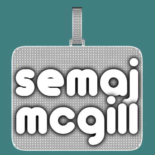 CUSTOM LETTER NECKLACE 3D BIG SQUARE