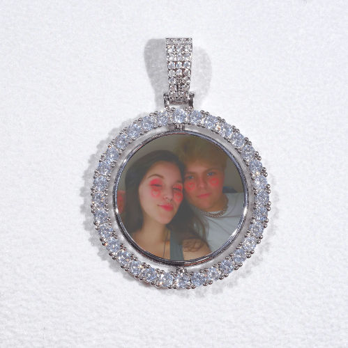 3D Spinning 2-Faced Custom Picture Pendant