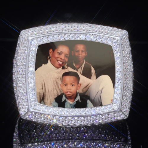 3D CUSTOM PICTURE ICED RING