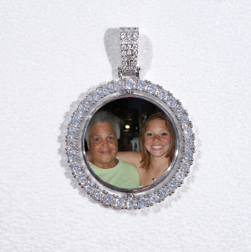 3D Spinning 2-Faced Custom Picture Pendant