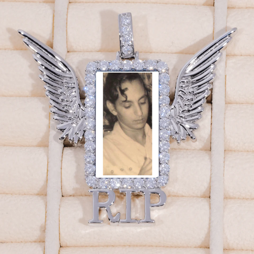 RIP WING 3D CUSTOM PICTURE PENDANT