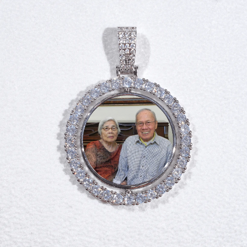 3D Spinning 2-Faced Custom Picture Pendant