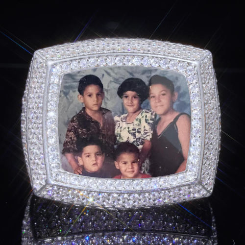 3D CUSTOM PICTURE ICED RING
