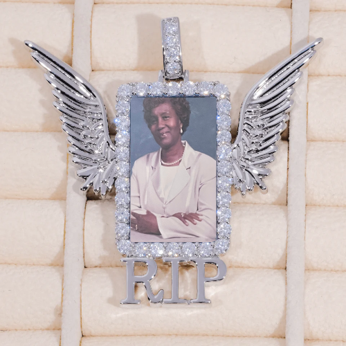 RIP WING 3D CUSTOM PICTURE PENDANT