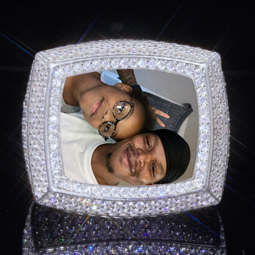 3D CUSTOM PICTURE ICED RING