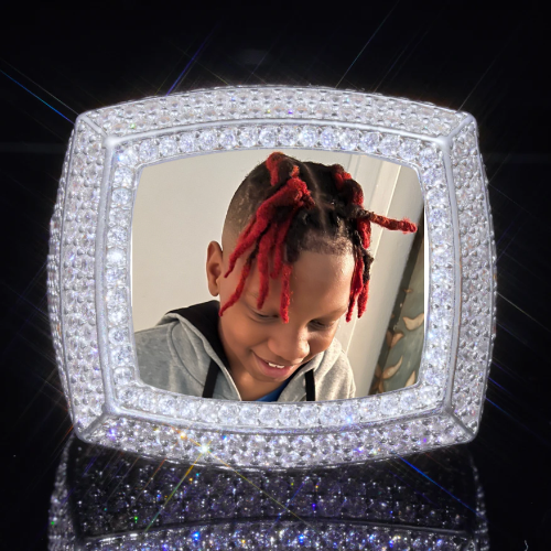 3D CUSTOM PICTURE ICED RING