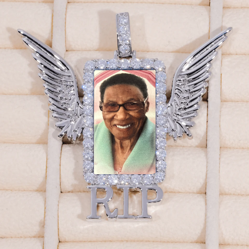 RIP WING 3D CUSTOM PICTURE PENDANT