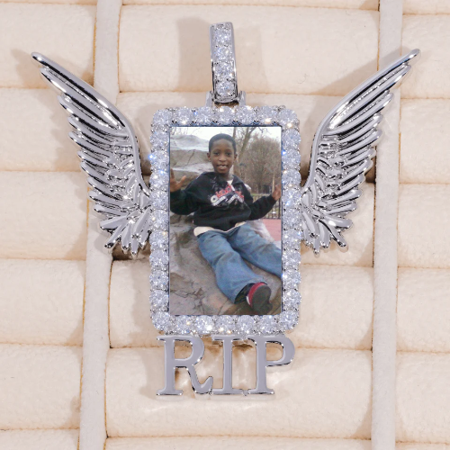 RIP WING 3D CUSTOM PICTURE PENDANT