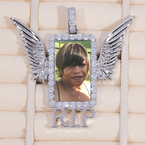 RIP WING 3D CUSTOM PICTURE PENDANT
