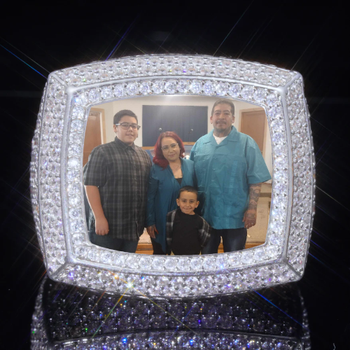 3D CUSTOM PICTURE ICED RING