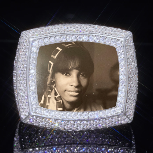 3D CUSTOM PICTURE ICED RING