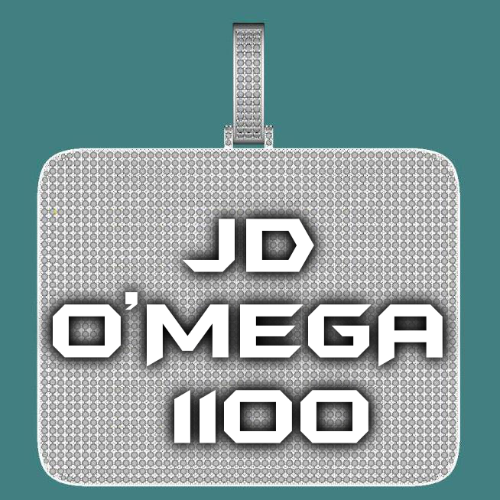 CUSTOM LETTER NECKLACE 3D BIG SQUARE