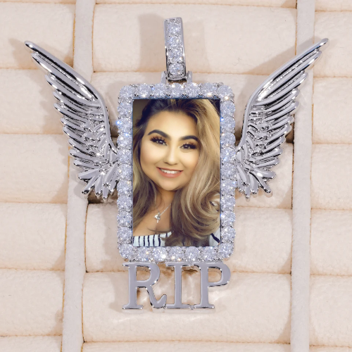 RIP WING 3D CUSTOM PICTURE PENDANT