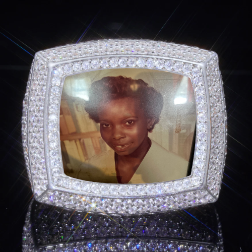 3D CUSTOM PICTURE ICED RING