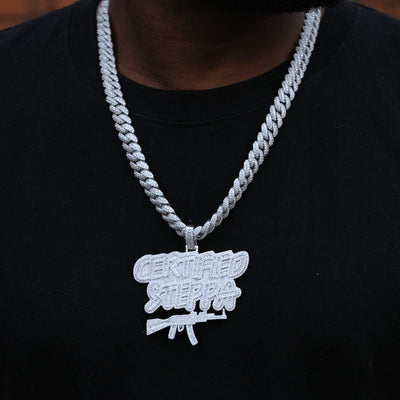 Iced Baguette Certified Steppa Necklace - The GUU Shop