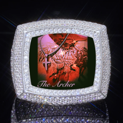 3D CUSTOM PICTURE ICED RING