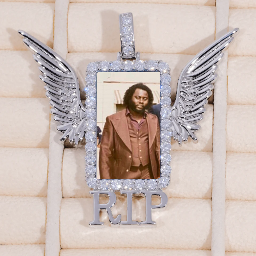 RIP WING 3D CUSTOM PICTURE PENDANT